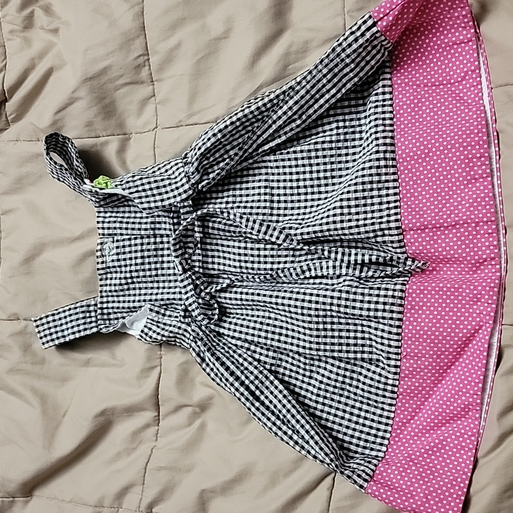 Rare Editions 12 Months Flamingo Dress - Picture 6 of 9